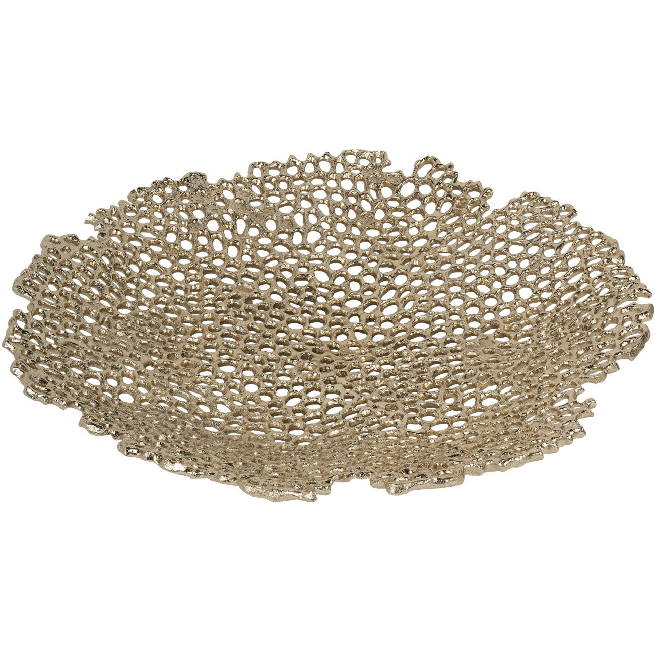 Miel Gold Cast Aluminium Platter